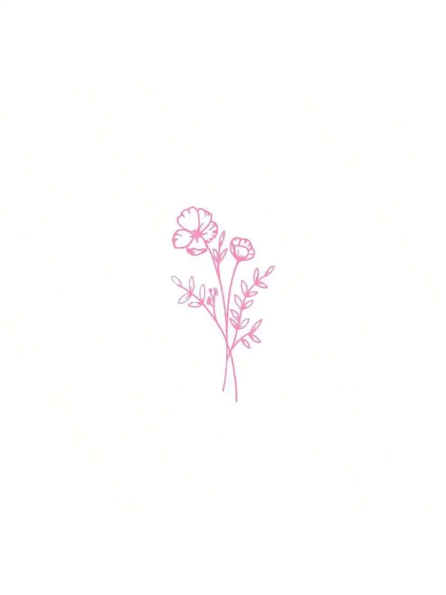 Body Jewelry Piercing - 1pc Wild Flower Car Sticker, Suitable