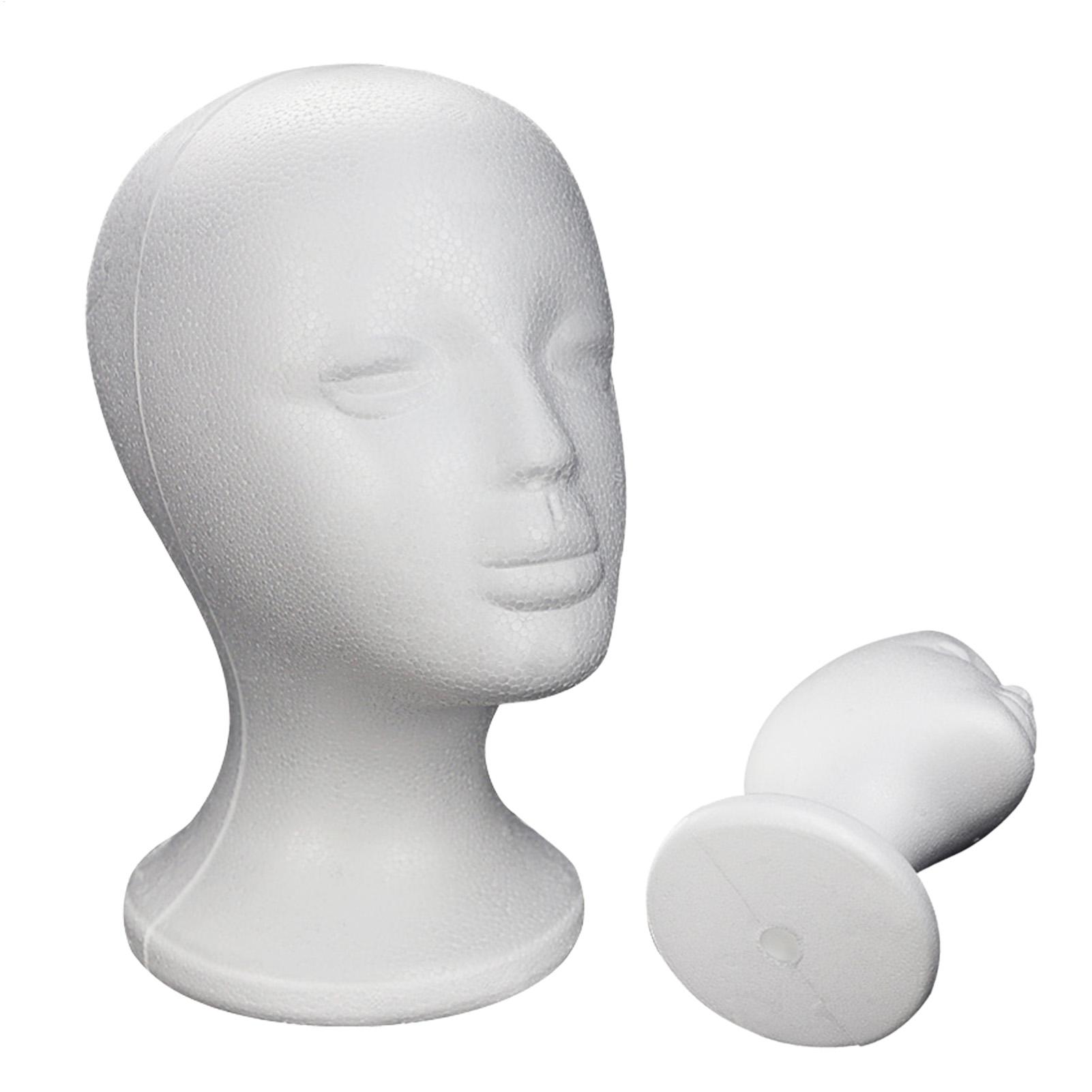 Body Jewelry Display Ideas - Foam Mannequin Head Female Model Display