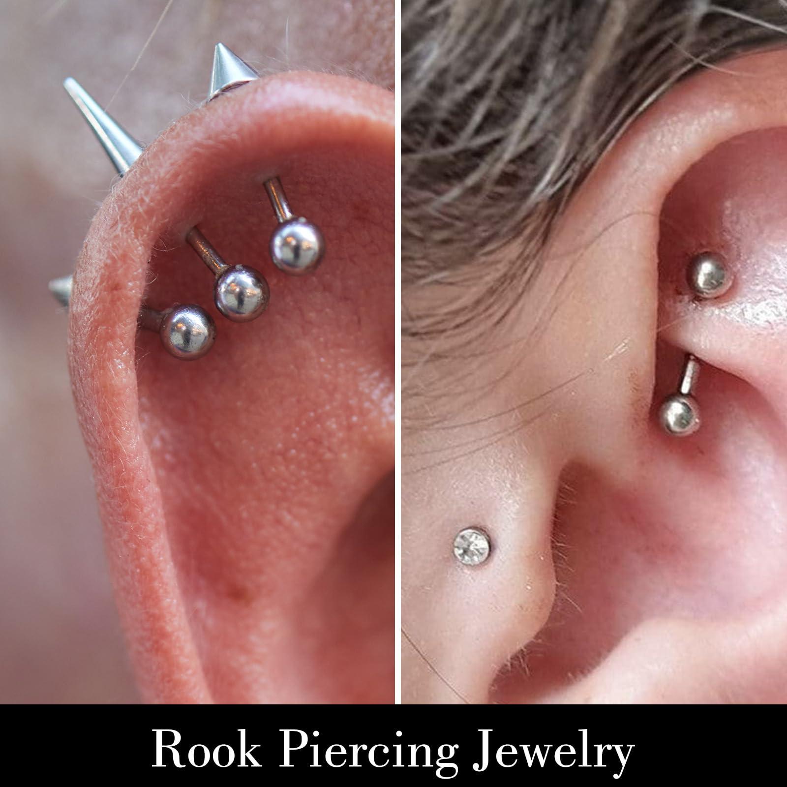 17Pcs/Set Titanium Internal Th - đánh giá và giá Body Jewelry Vertical Labret