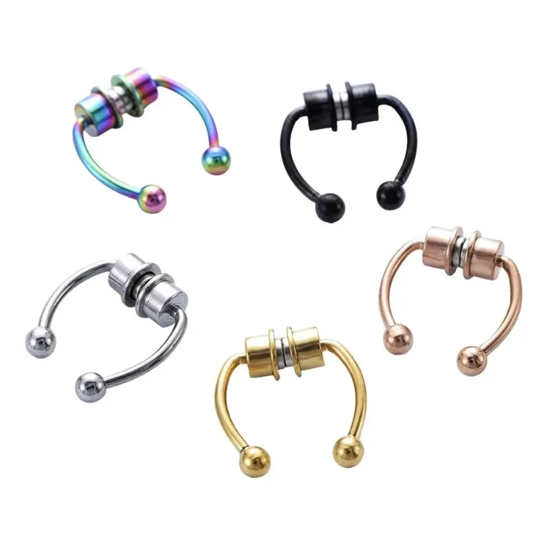 1/2/3Pcs Fake Magnetic Nose Ri - đánh giá và giá Body Jewelry Hoops