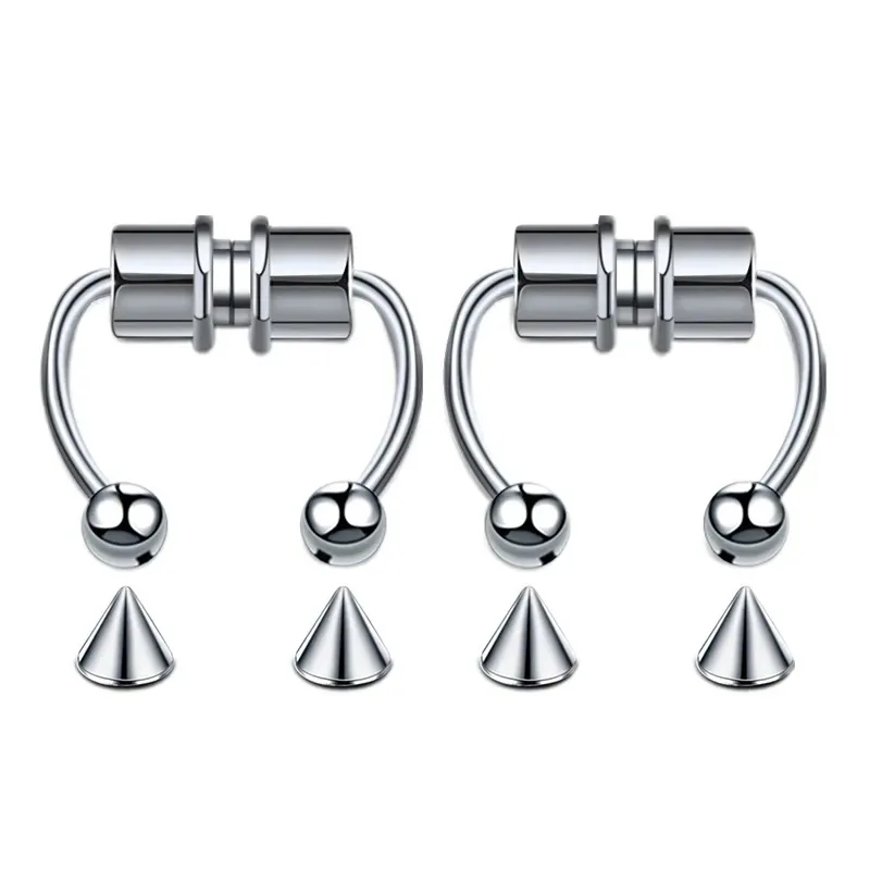 1/2/3Pcs Fake Magnetic Nose Ri - đánh giá và giá Body Jewelry Hoops