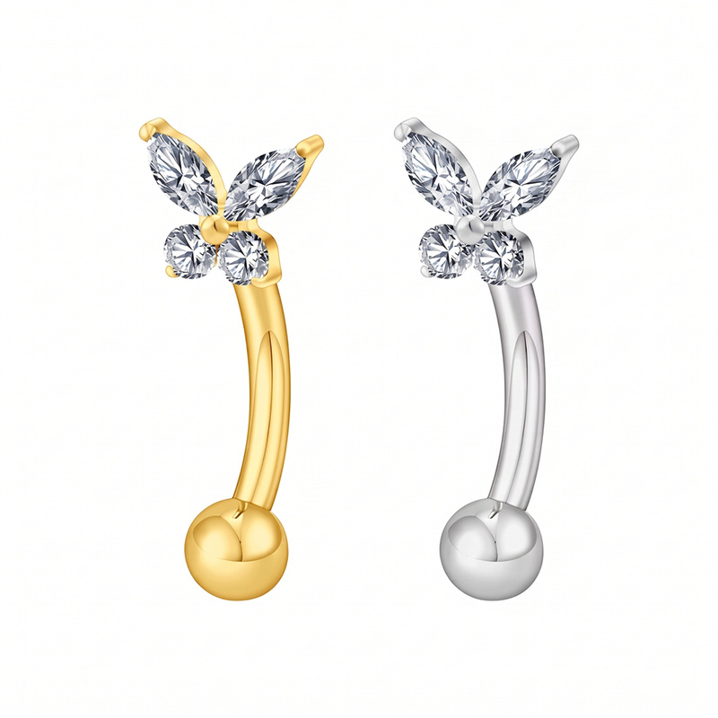 ASTM F136 Titanium Tiny Butter - đánh giá và giá Body Jewelry Vertical Labret