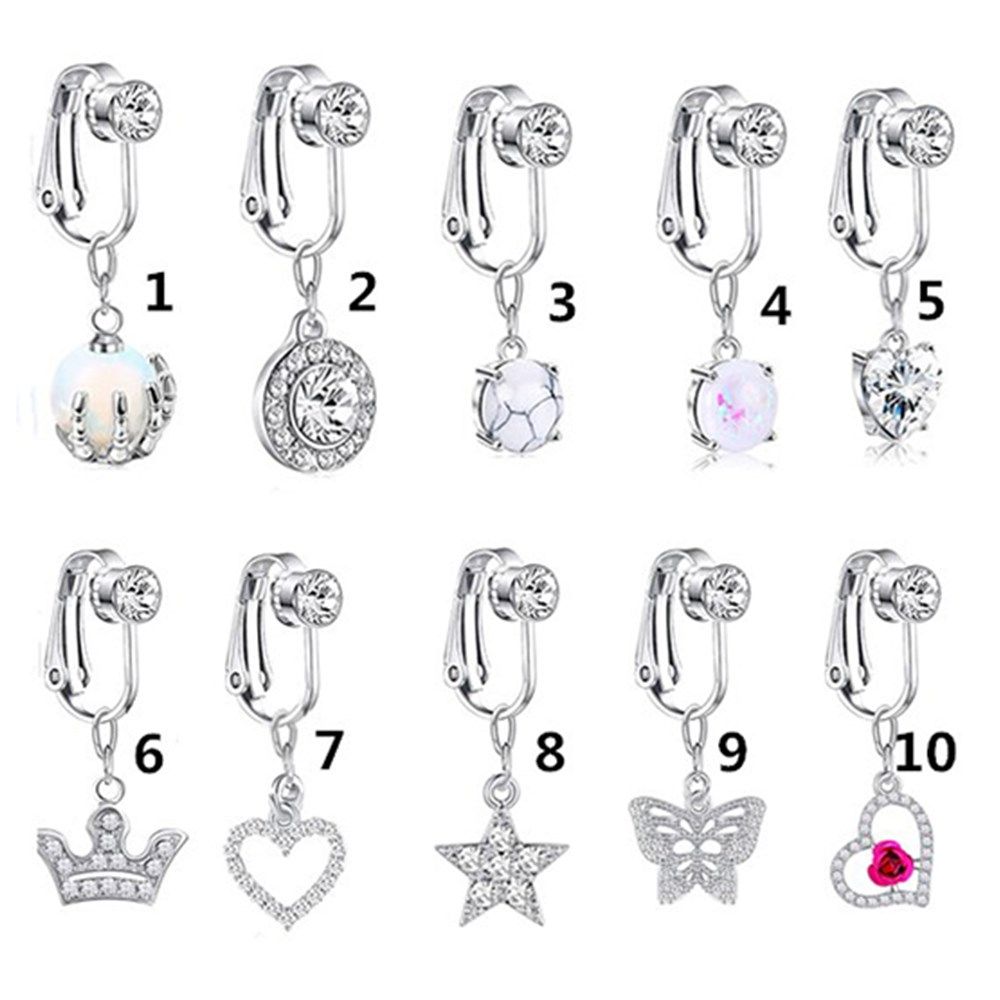 Accessories Clip On Earrings C - đánh giá và giá Body Jewelry Piercing