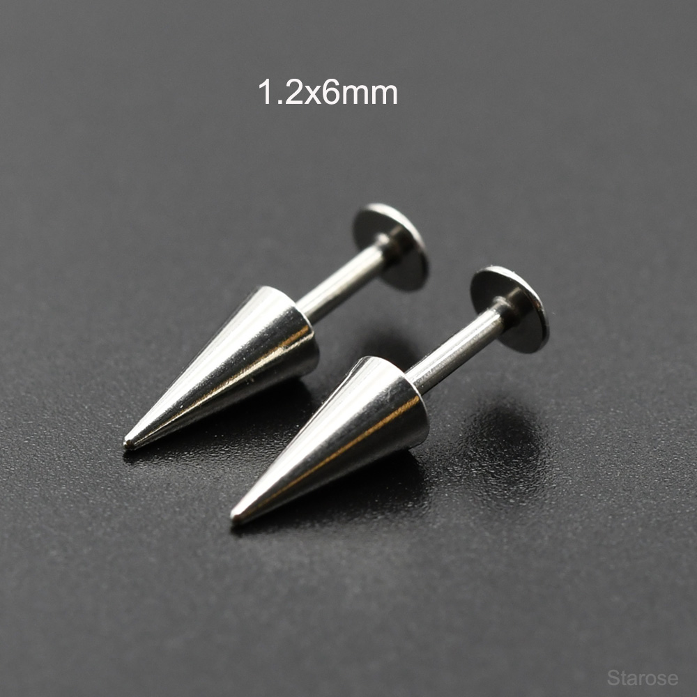 Starose 2Pcs Gothic Cone Stain - đánh giá và giá Body Jewelry Vertical Labret