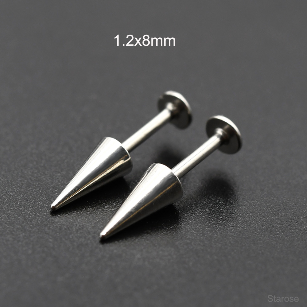 Starose 2Pcs Gothic Cone Stain - đánh giá và giá Body Jewelry Vertical Labret