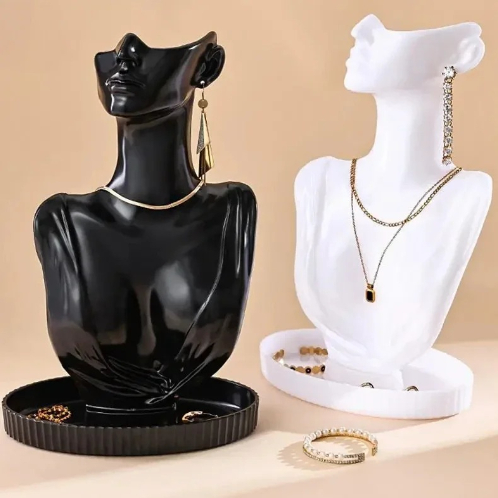 Portrait Neck Necklace Display - đánh giá và giá Body Jewelry Display Ideas