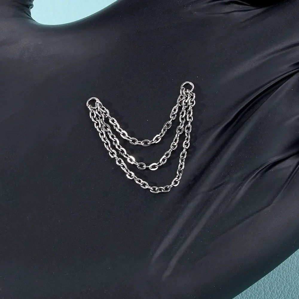 Fashion Titanium Nose Chain Do - đánh giá và giá Body Jewelry Piercing