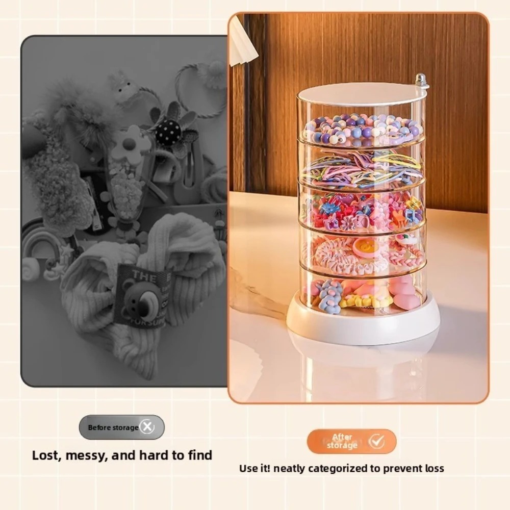 360 Rotating Clear Hair Access - đánh giá và giá Body Jewelry Organizer