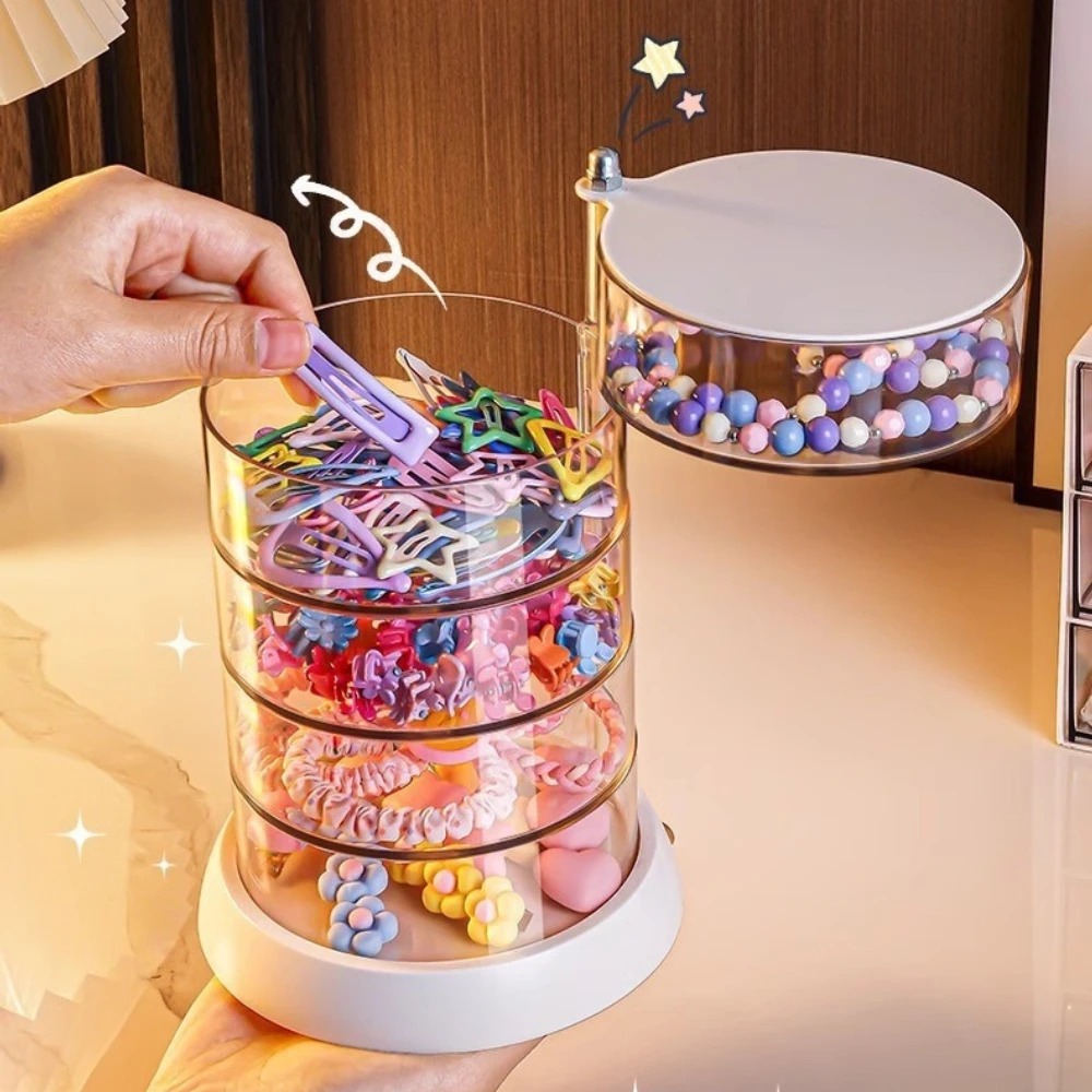 360 Rotating Clear Hair Access - đánh giá và giá Body Jewelry Organizer