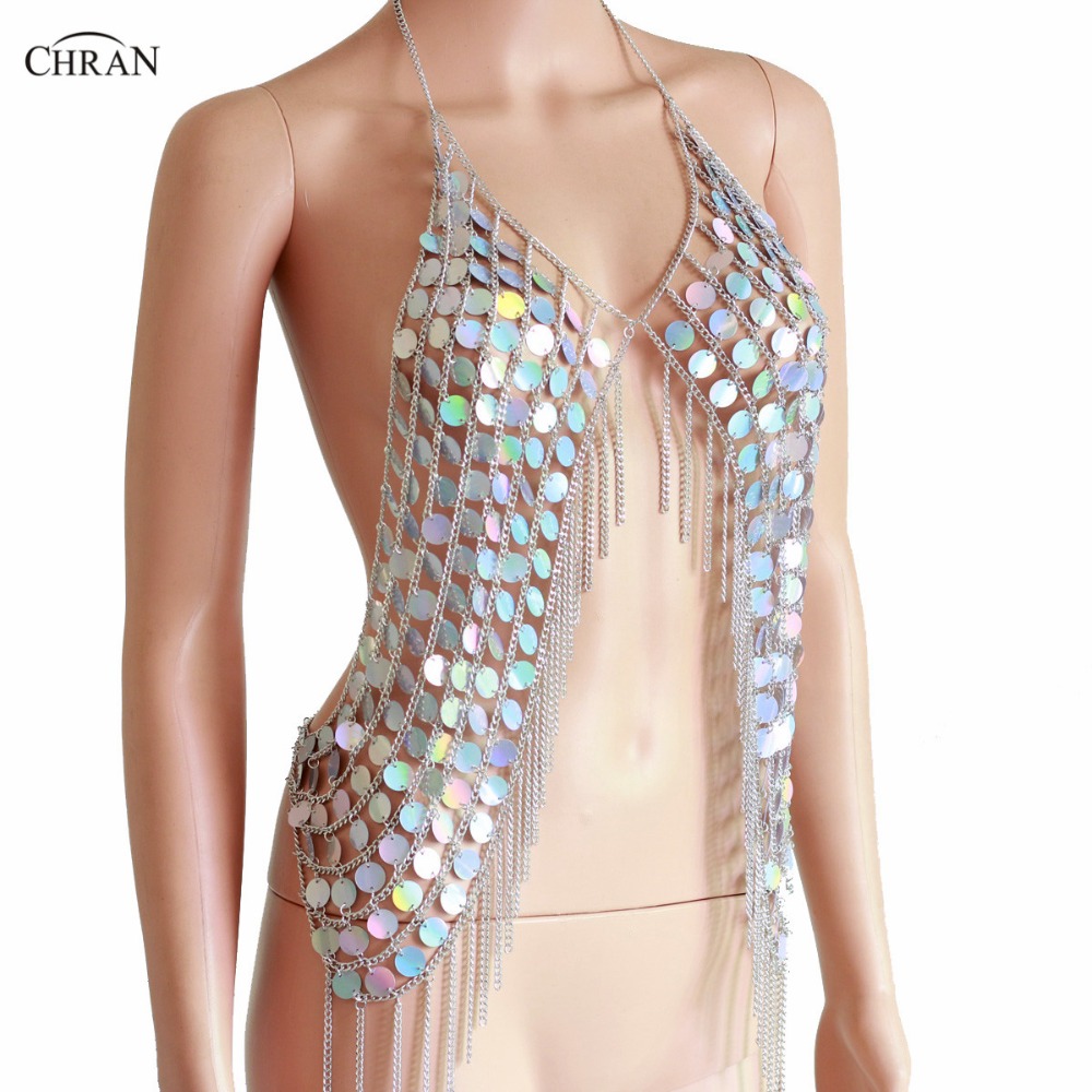 Chran Mới Gợi Cảm Tia Lửa Áo M - đánh giá và giá Body Jewelry Vest