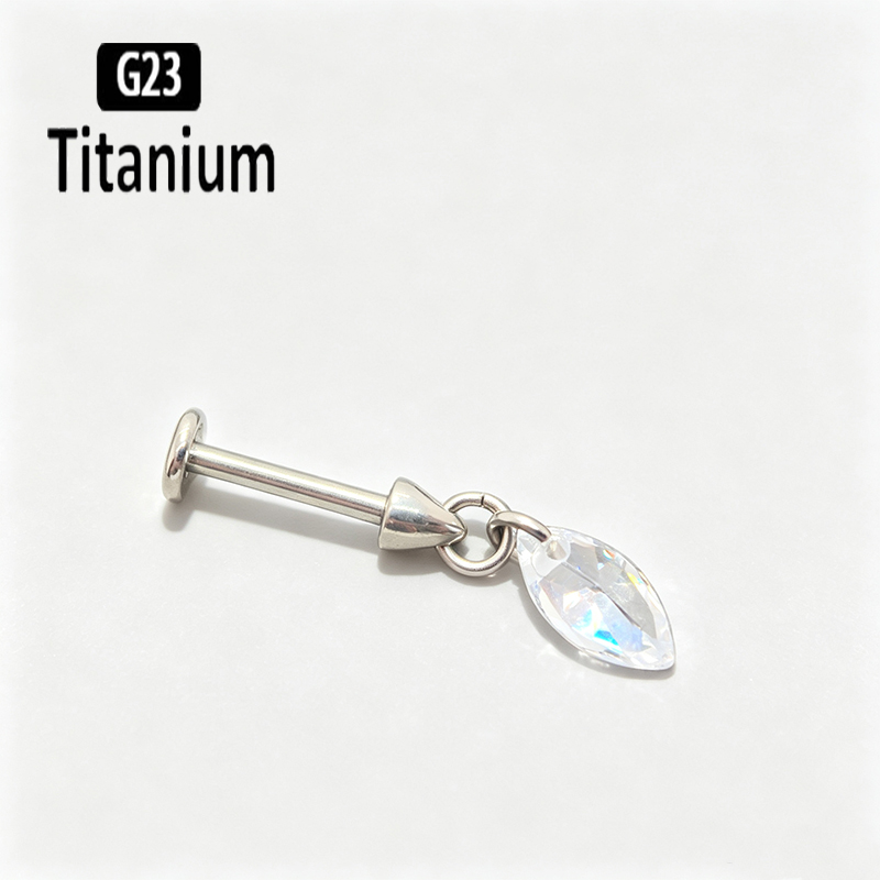 G23 Titanium Piercing Vertical - đánh giá và giá Body Jewelry Vertical Labret