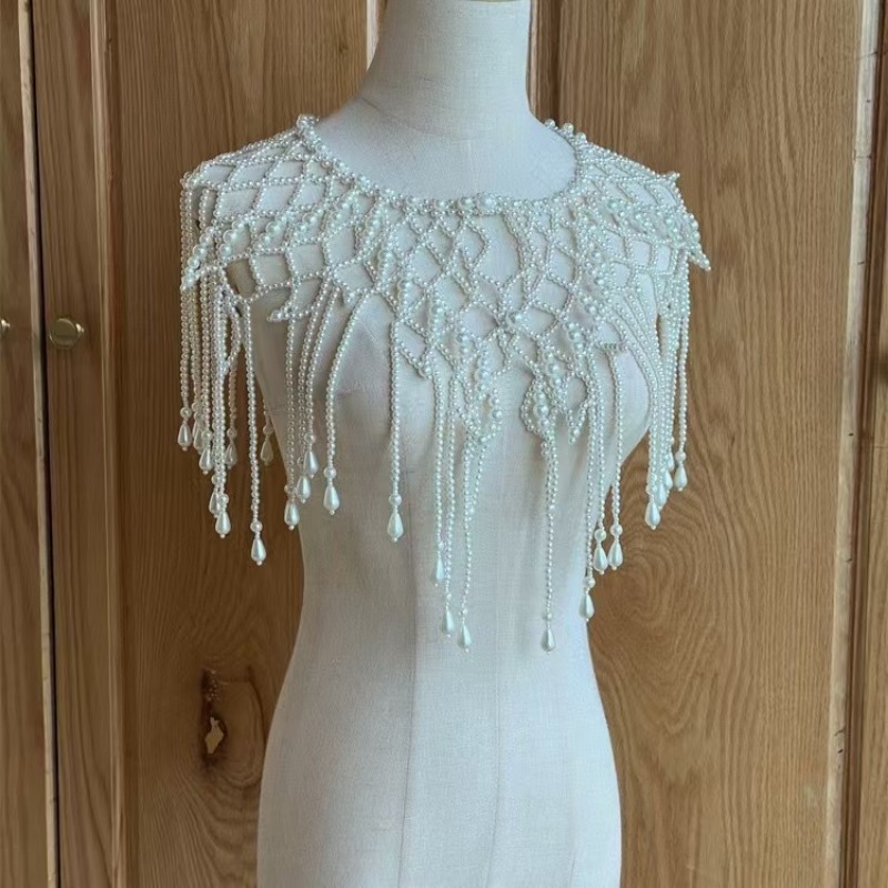 Victorian Inspired Beaded Shaw - đánh giá và giá Body Jewelry Vest
