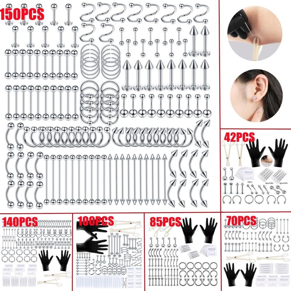 150/140/85/70/42Pcs Body Pierc - đánh giá và giá Body Jewelry Piercing