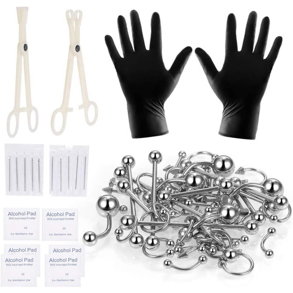 150/140/85/70/42Pcs Body Pierc - đánh giá và giá Body Jewelry Piercing