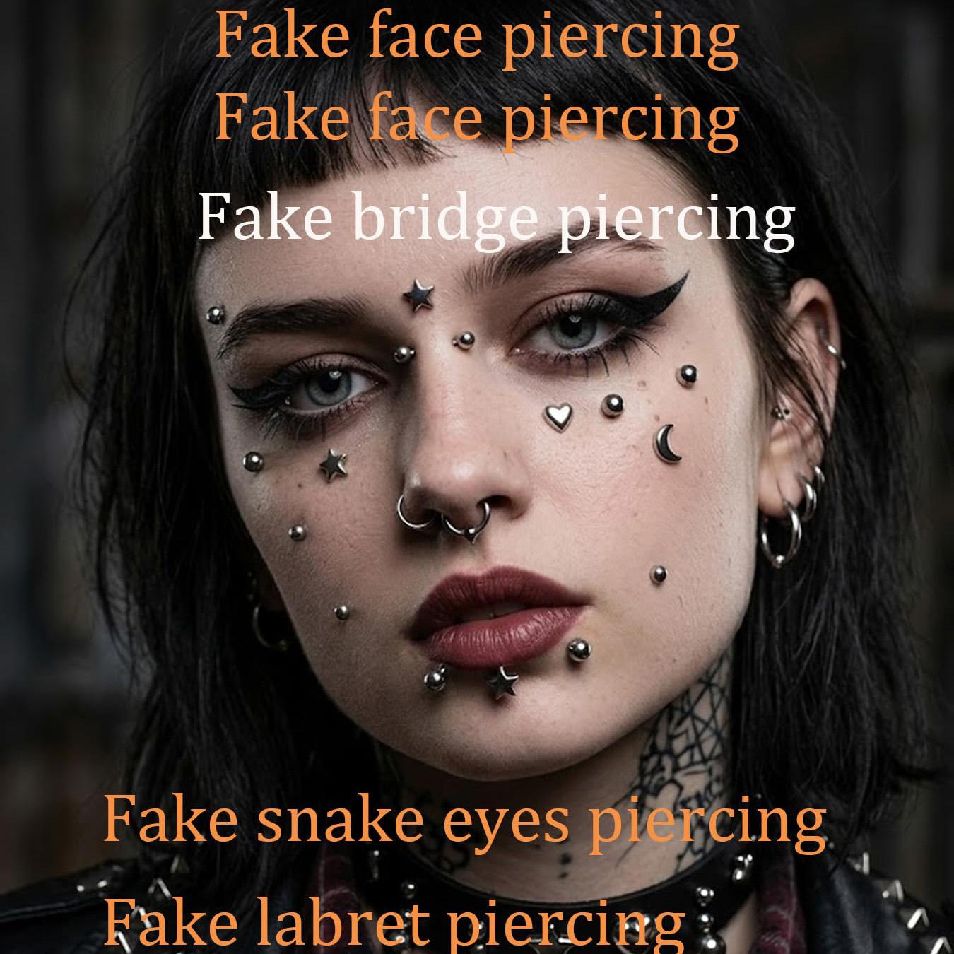 Fake Piercings Balls Stick on  - đánh giá và giá Body Jewelry Piercing