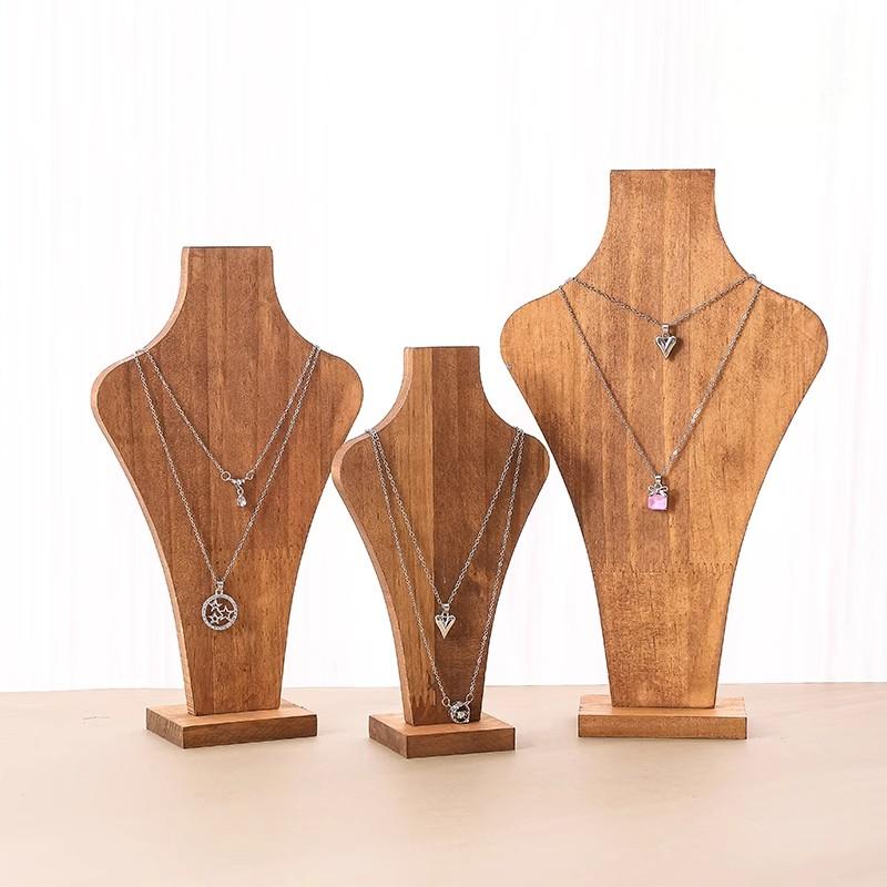 Walnut Wood Detachable Mannequ - đánh giá và giá Body Jewelry Display Ideas