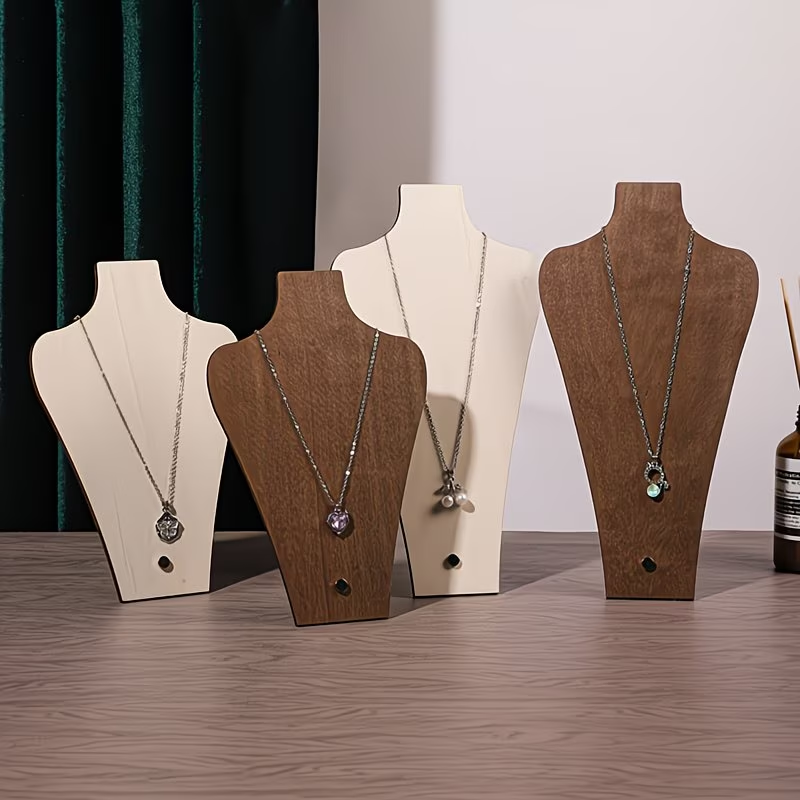 Walnut Wood Detachable Mannequ - đánh giá và giá Body Jewelry Display Ideas