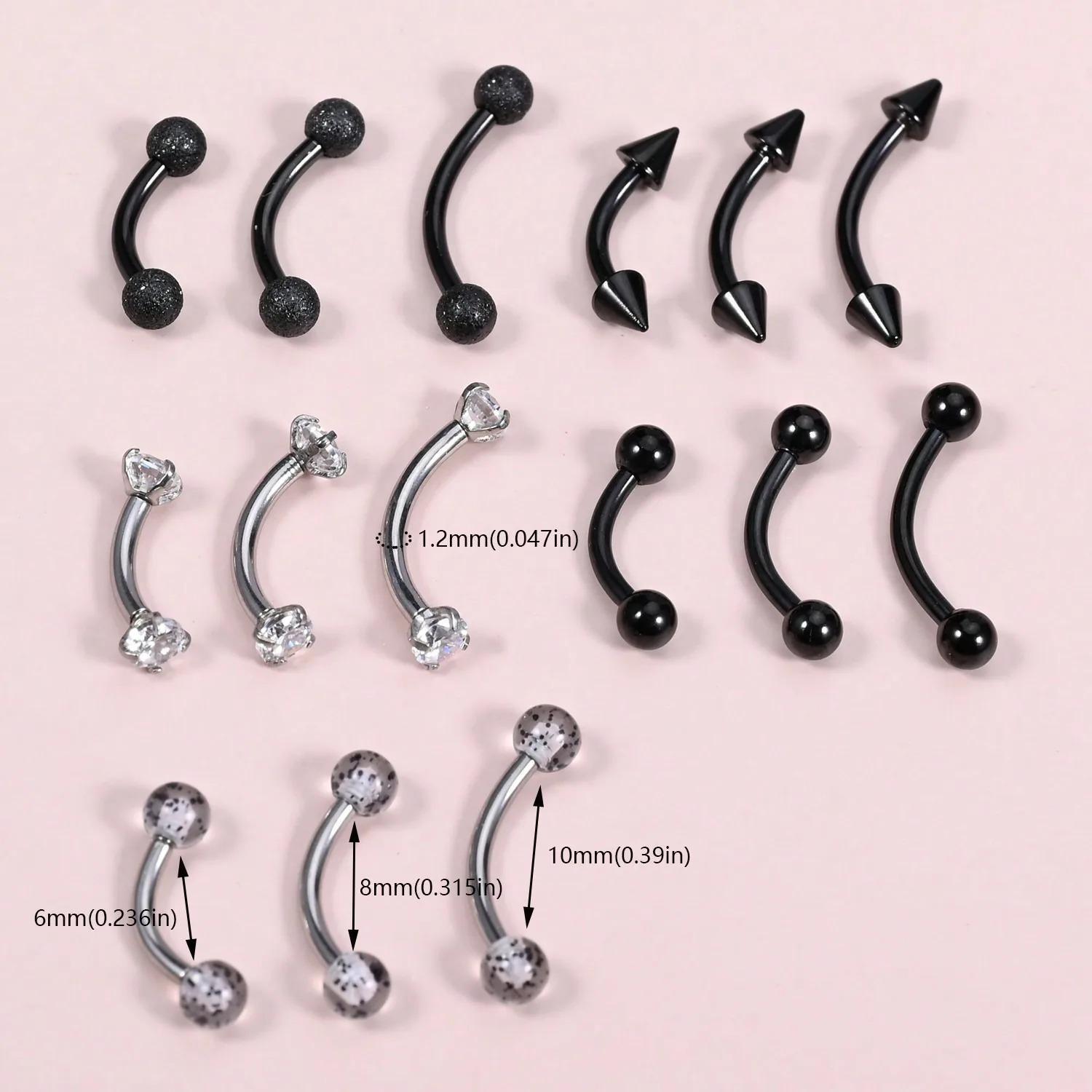 15Pcs 16g Rook Piercing Jewelr - đánh giá và giá Body Jewelry Vertical Labret