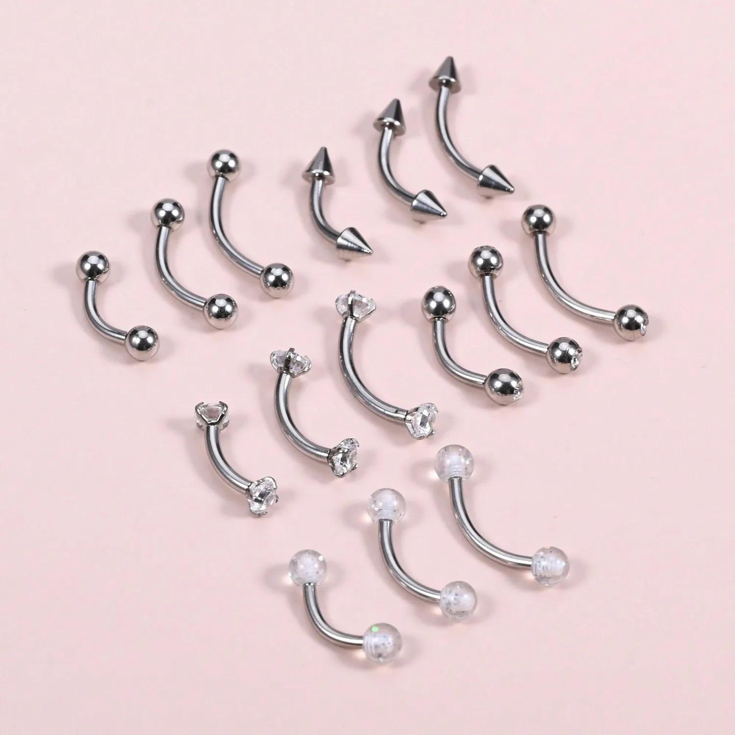 15Pcs 16g Rook Piercing Jewelr - đánh giá và giá Body Jewelry Vertical Labret