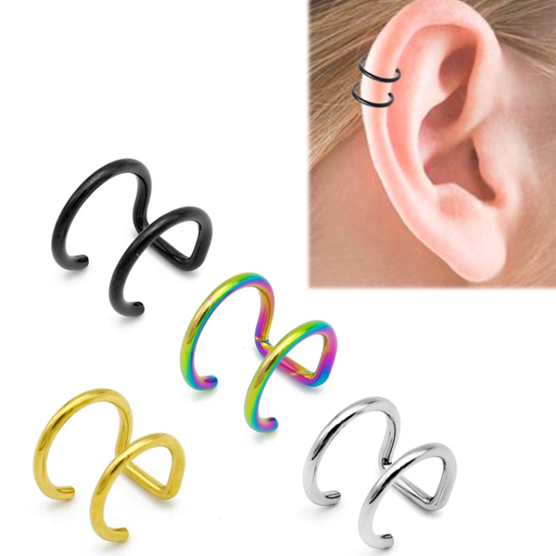 2Pcs 316L Stainless Steel Clip - đánh giá và giá Body Jewelry And Earrings
