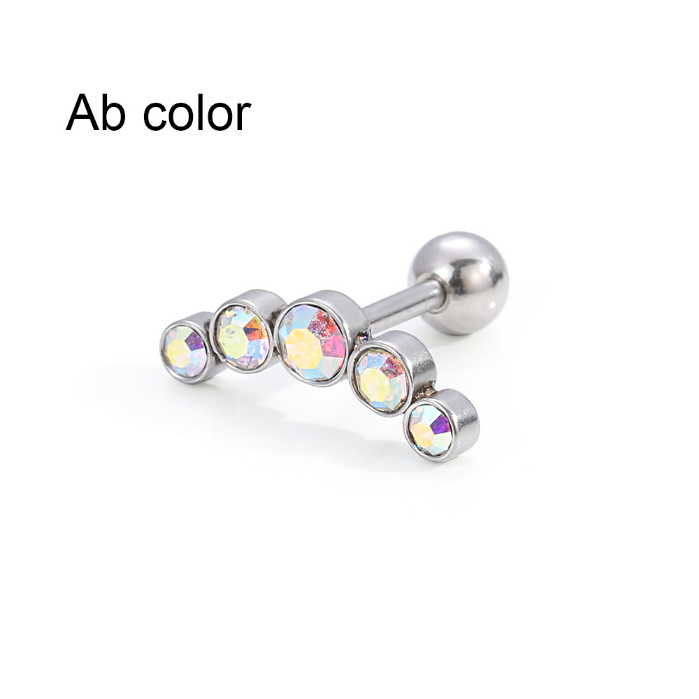 1Pcs Fashion 16G Crystal Gem O - đánh giá và giá Body Jewelry And Earrings