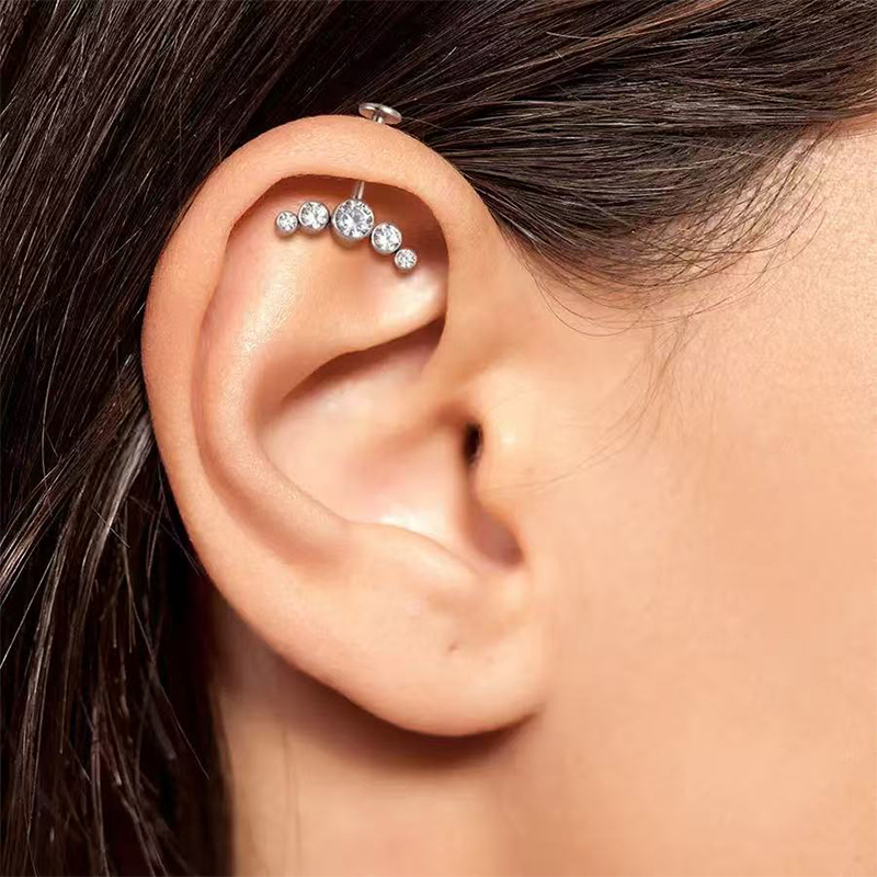 G23 Titanium Ear Piercing Inte - đánh giá và giá Body Jewelry Vertical Labret
