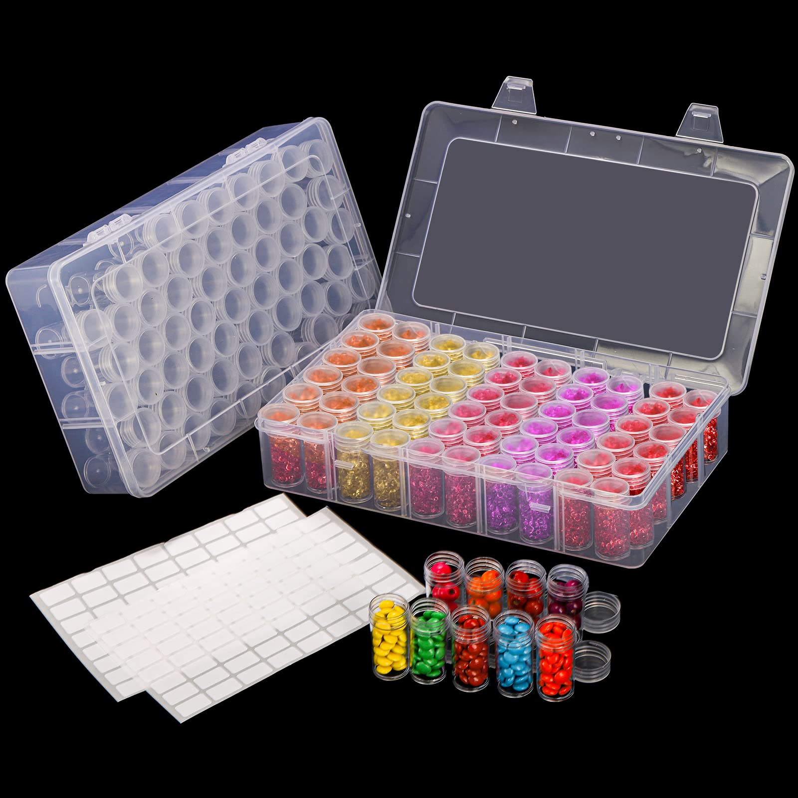 1pc 24/30//38/60 Slots Plastic - đánh giá và giá Body Jewelry Organizer