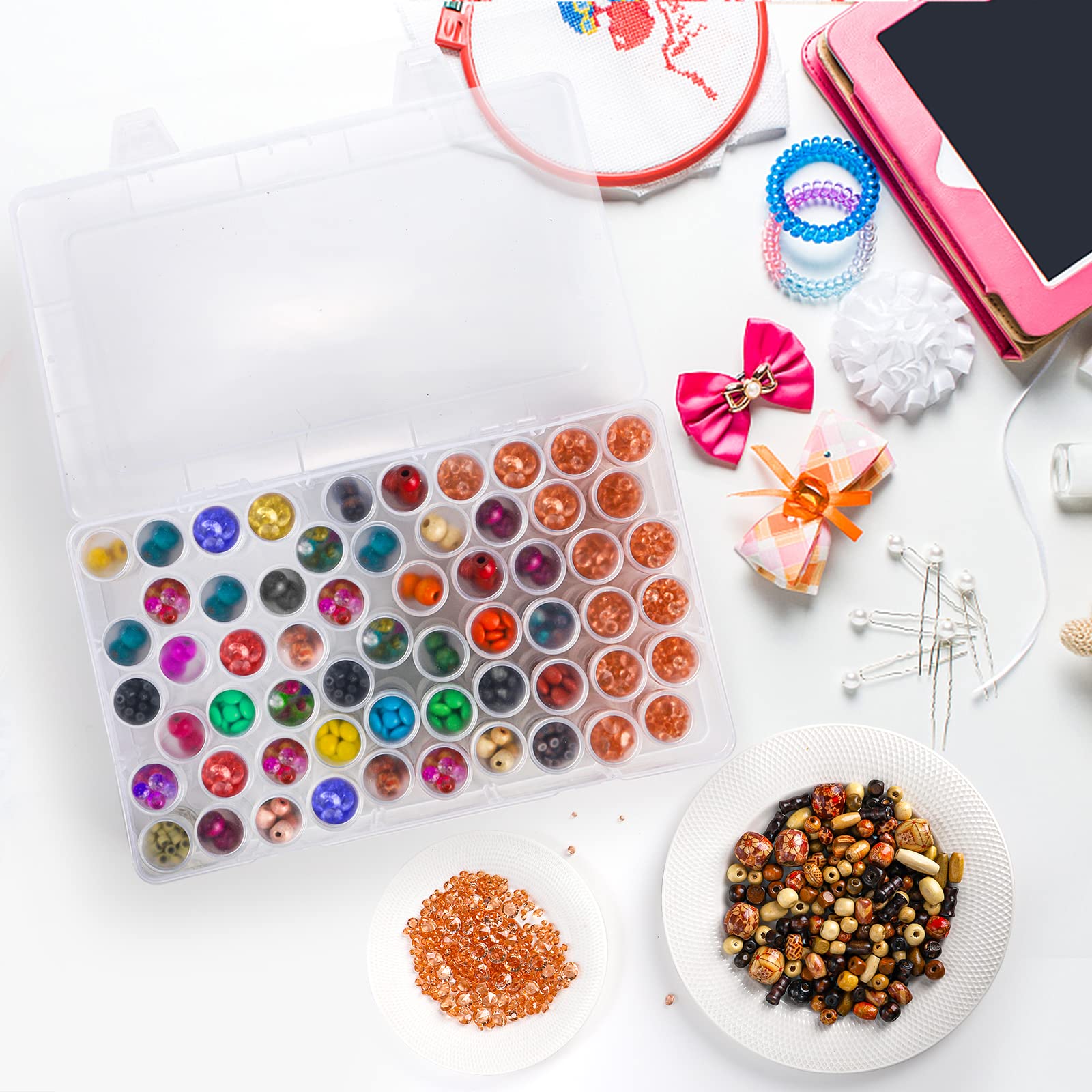 1pc 24/30//38/60 Slots Plastic - đánh giá và giá Body Jewelry Organizer