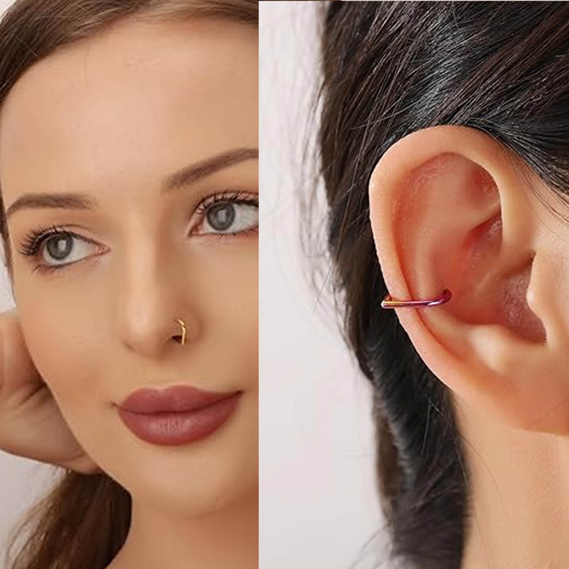 5Pcs Stainless Steel Fake Nose - đánh giá và giá Body Jewelry And Earrings