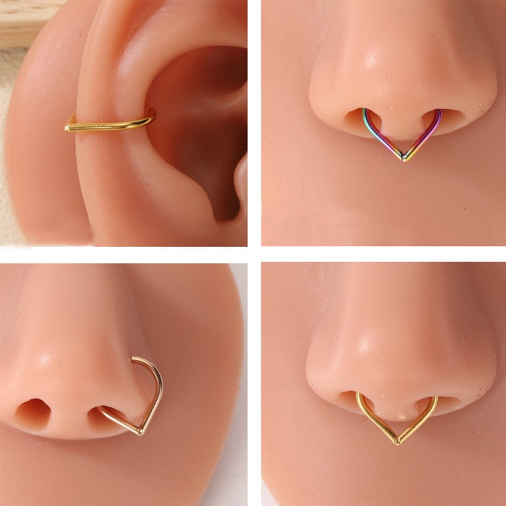 5Pcs Stainless Steel Fake Nose - đánh giá và giá Body Jewelry And Earrings