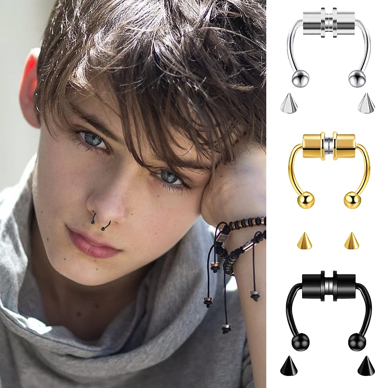 Fake Piercing Nose Ring Hoop S - đánh giá và giá Body Jewelry Hoops