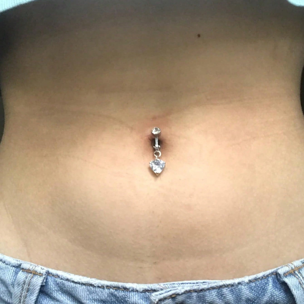 Gold Fake Belly Piercing Cubic - đánh giá và giá Body Jewelry Piercing