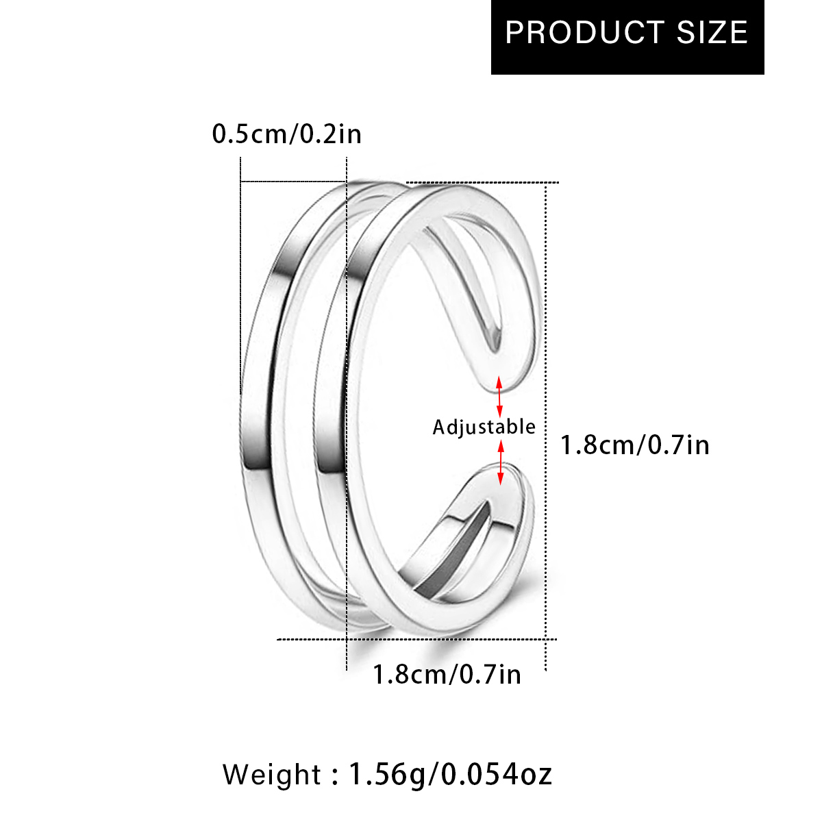Adjustable Double Layer Toe Ri - đánh giá và giá Body Jewelry Hoops
