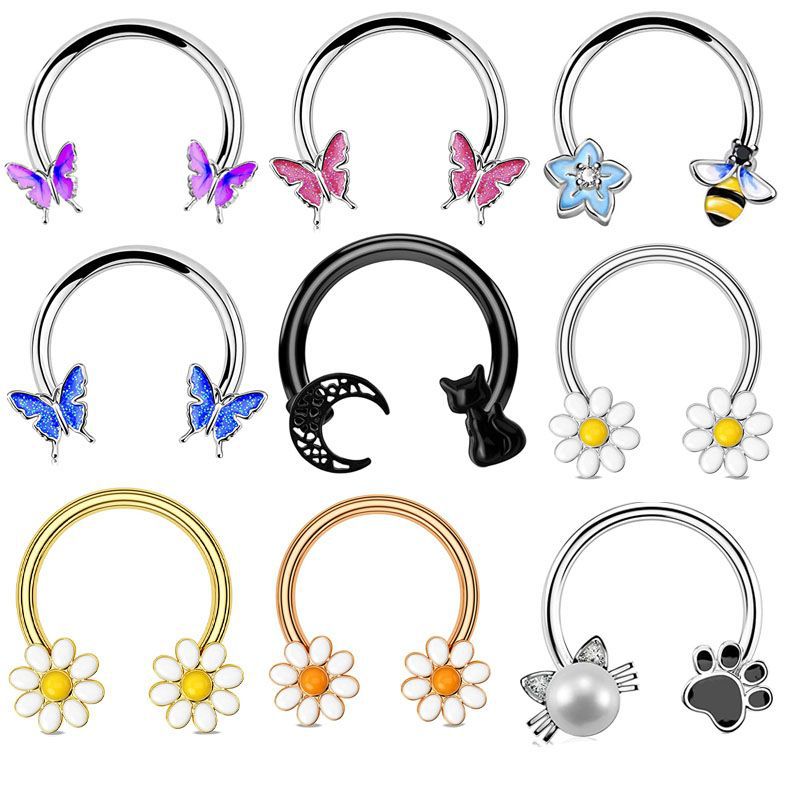16G Septum Ring Daith Piercing - đánh giá và giá Body Jewelry And Earrings