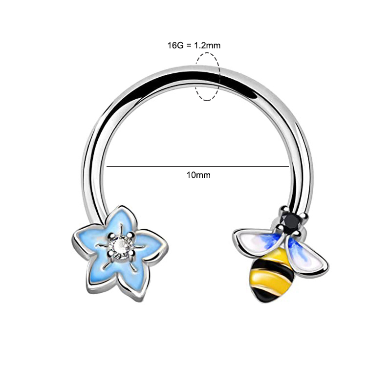 16G Septum Ring Daith Piercing - đánh giá và giá Body Jewelry And Earrings