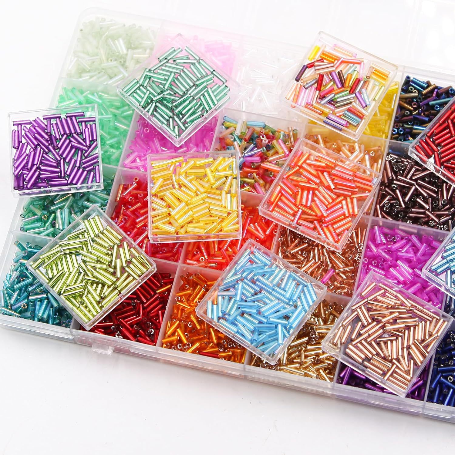 About 6720Pcs/Box 7mm 28 Color - đánh giá và giá Body Jewelry Organizer