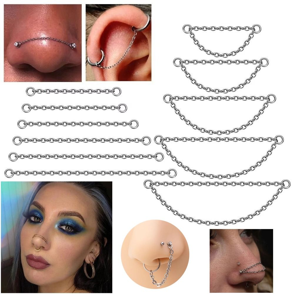 Fashion Titanium Nose Chain Do - đánh giá và giá Body Jewelry Piercing