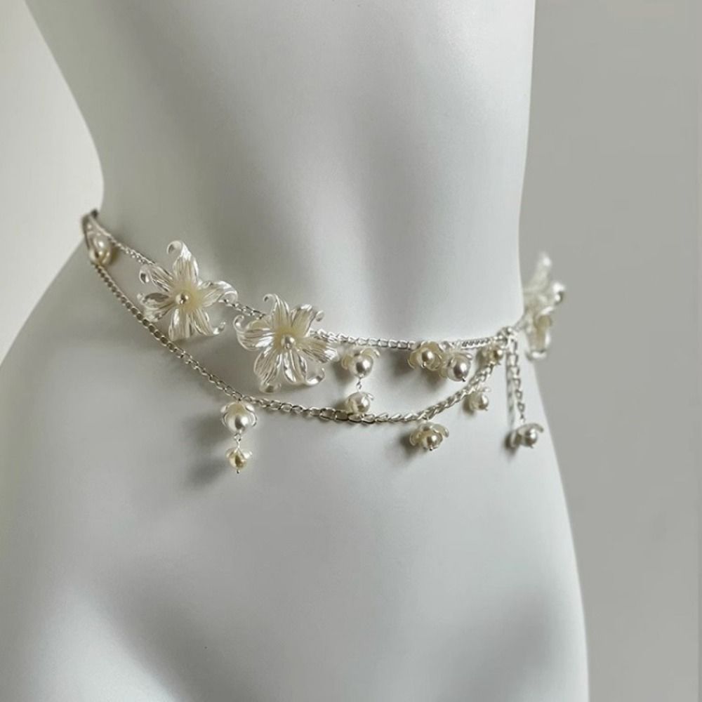 Fashion Elegant Pearl Waist Ch - đánh giá và giá Body Jewelry Women