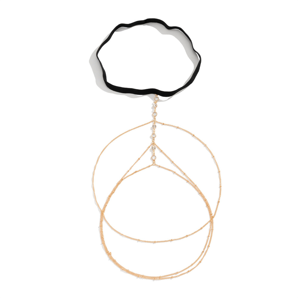Boho Elastic Band Crystal Leg  - đánh giá và giá Body Jewelry Women