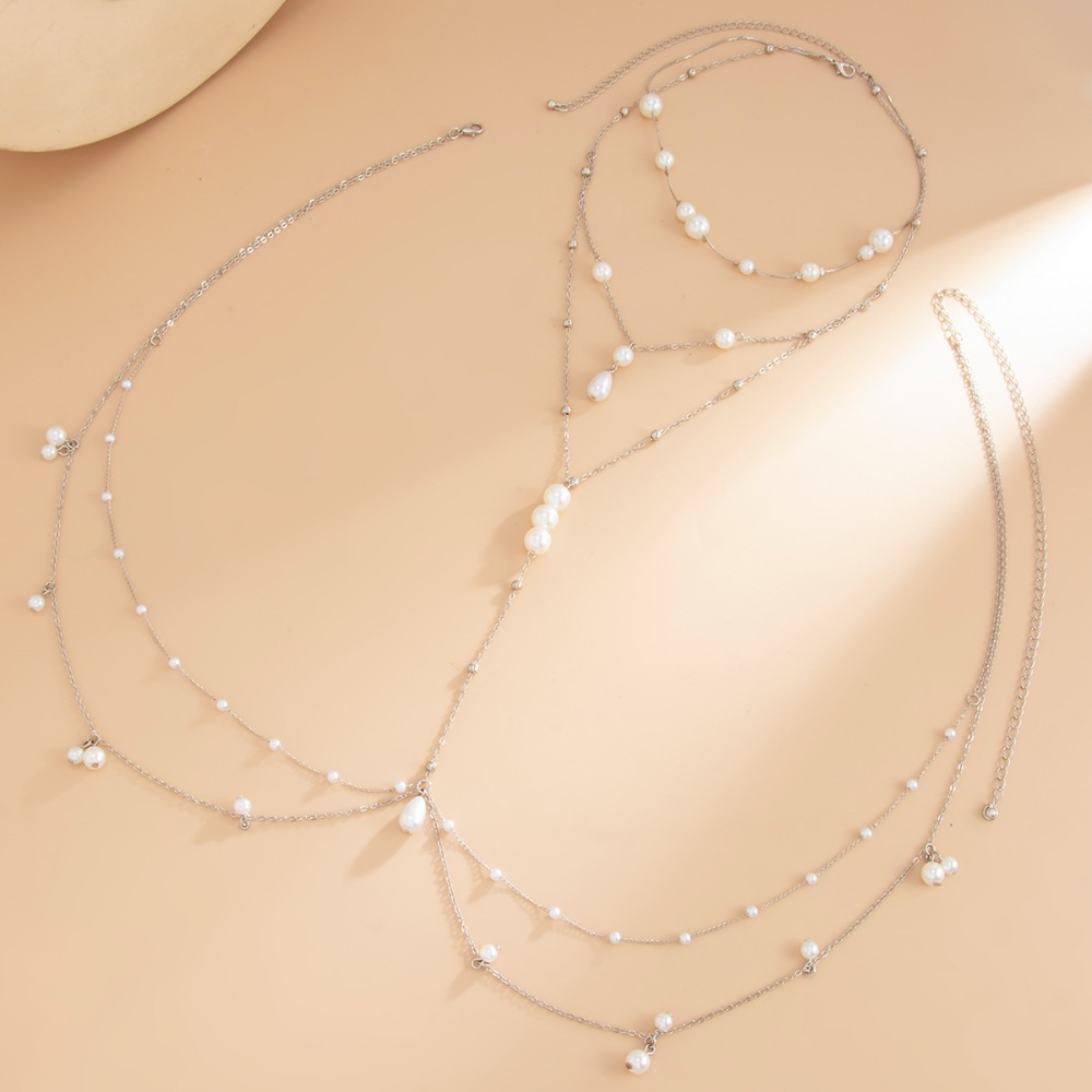 Multi Layer Imitation Pearl Ne - đánh giá và giá Body Jewelry Charms