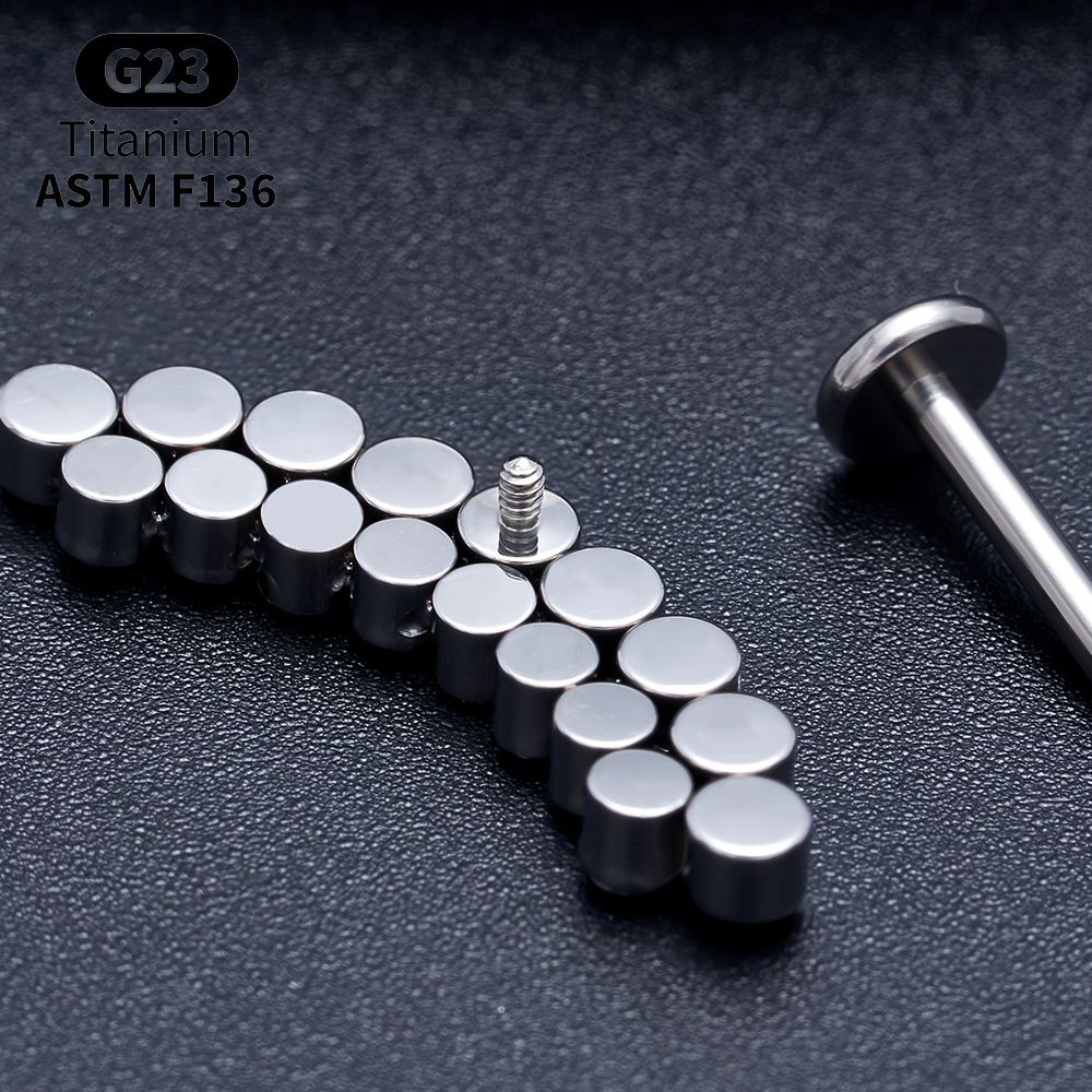 Titanium Arc Opal Labret Packs - đánh giá và giá Body Jewelry Vertical Labret