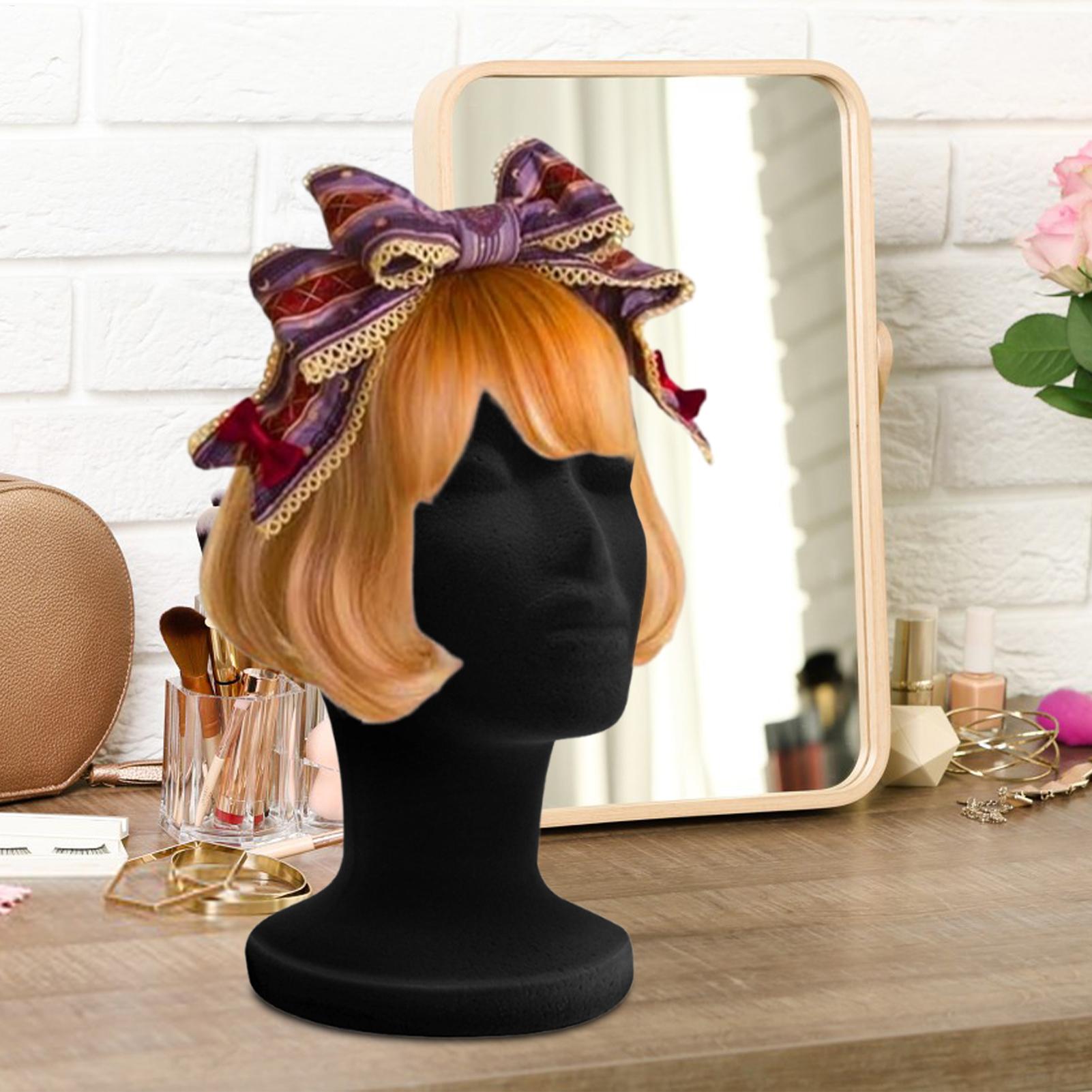 Black Mannequin Head Foam Velv - đánh giá và giá Body Jewelry Display Ideas