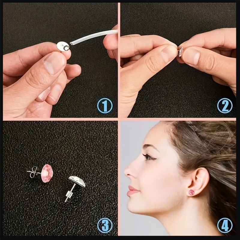 1 Set Box Ear Hook Single Loop - đánh giá và giá Body Jewelry Organizer