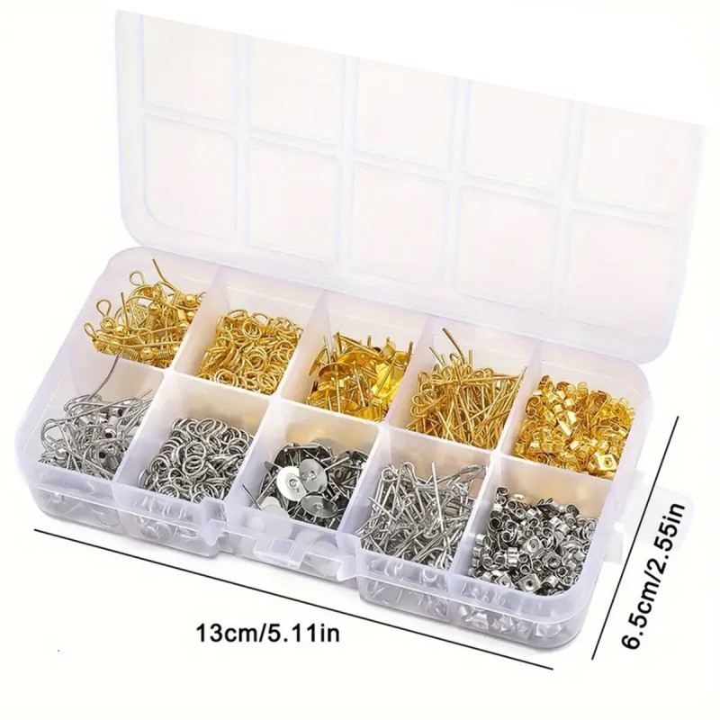 1 Set Box Ear Hook Single Loop - đánh giá và giá Body Jewelry Organizer