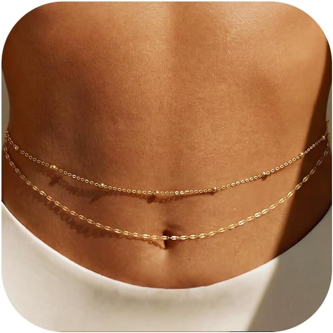 14K Gold Plated Waist Chain Wo - đánh giá và giá Body Jewelry Women