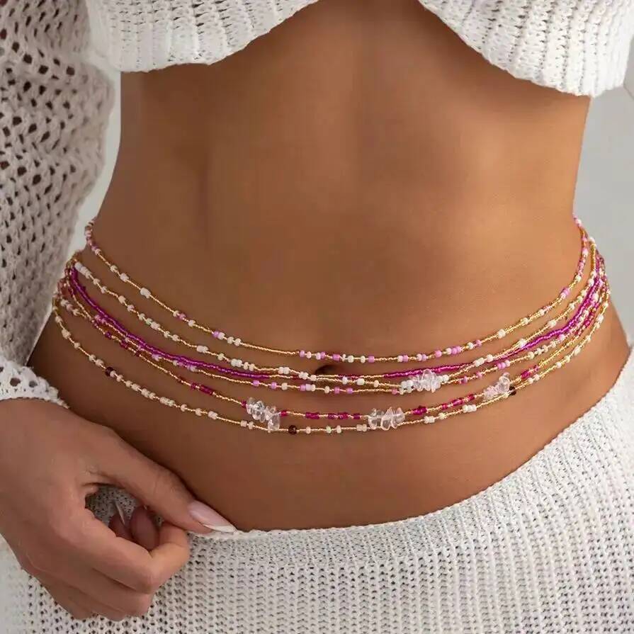 SHIXIN 6Pcs/Set Boho Colorful  - đánh giá và giá Body Jewelry Women
